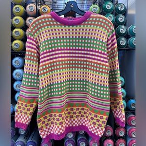Colorful Striped Women's Sweater